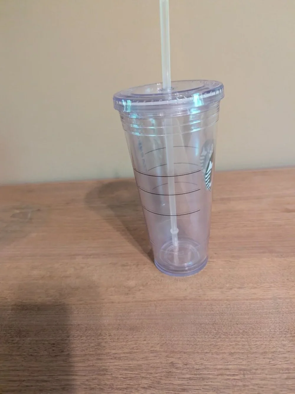 Starbucks Clear Insulated Tumbler 20 Oz.